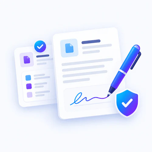 Quotes, contracts and e-signatures