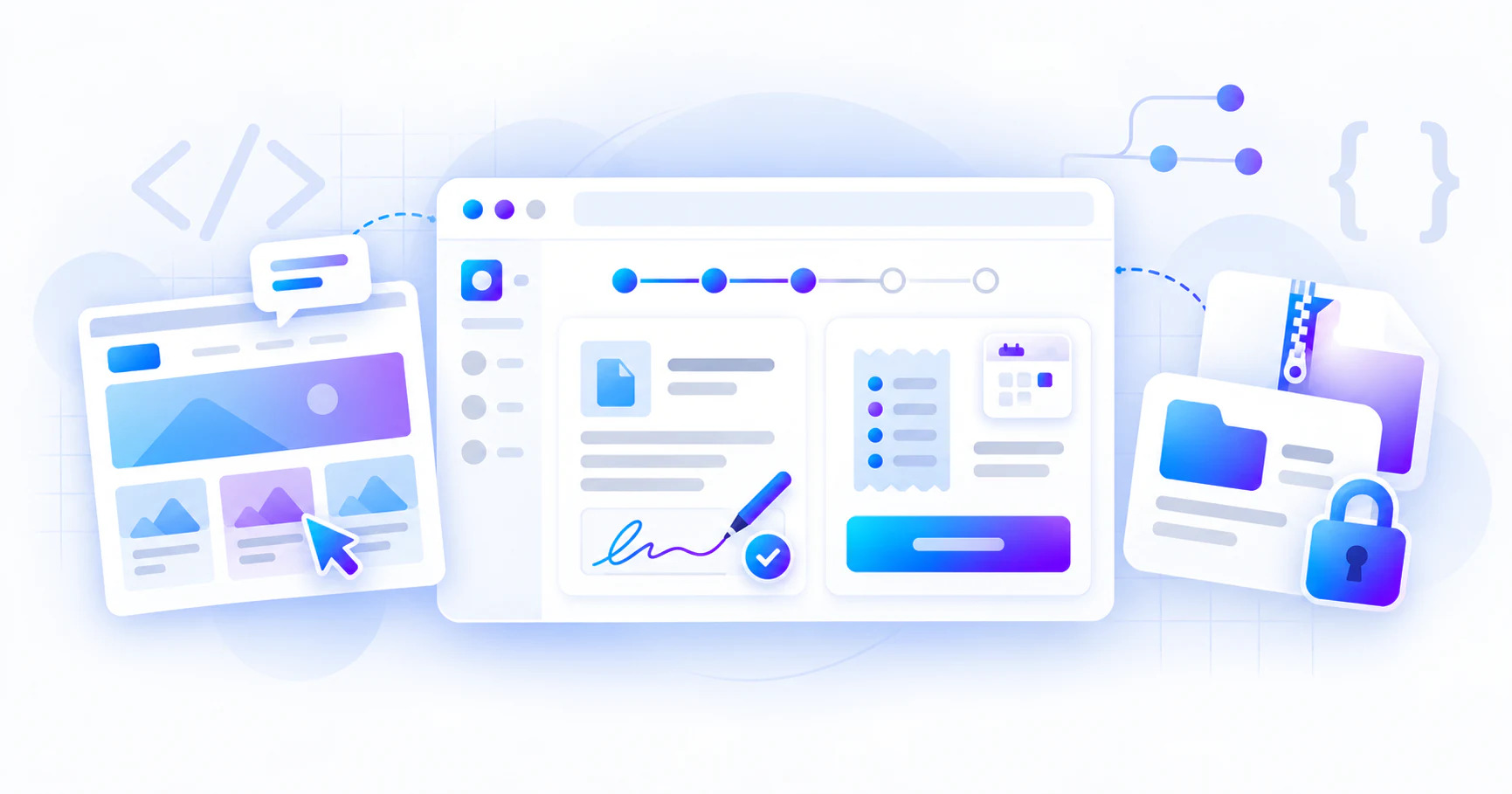 client portal for web developers
